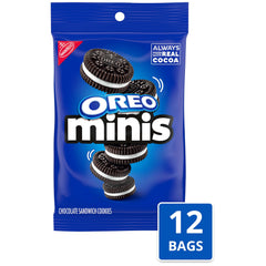 OREO Minis served with ice cream as a tasty topping.