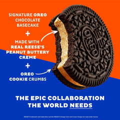 OREO REESE'S dunking in milk image illustrating dunk-worthy cookies.