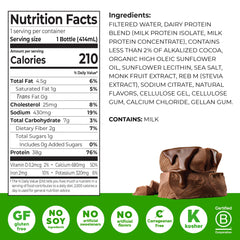 Orgain 38g protein shake pack of 12 offers convenient bulk nutrition.