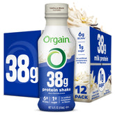 Orgain 38g Protein Shake Vanilla bottle on-the-go fueling