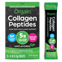 Orgain collagen travel packets for on-the-go daily use.