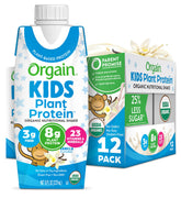Orgain Kids vegan vanilla bottle for on-the-go nutrition