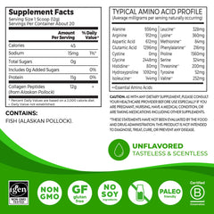 Orgain Marine Collagen scoop measuring a 12g serving for easy prep