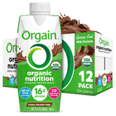 Orgain Organic Nutritional Protein Shake creamy chocolate fudge bottle ready-to-drink on the go