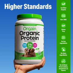 Orgain 6g prebiotic fiber per serving for gut-friendly support