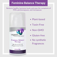 Organic Excellence wild yam botanical ingredients shot suggests nourishing, plant-based care.