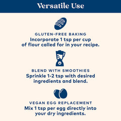 Organic India Psyllium Husk Powder stirred into a smoothie for texture