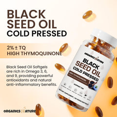Organics Nature softgel capsules for quick-release daily supplementation.