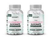 Organics Ocean Magnesium Glycinate bottle with easy-to-swallow capsules for daily support.