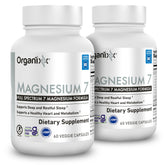 Organixx Magnesium Glycinate bottle-front view promoting sleep support.