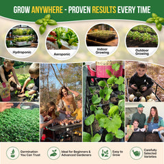 Organo Republic QR guides access with online growing tips and recipes.