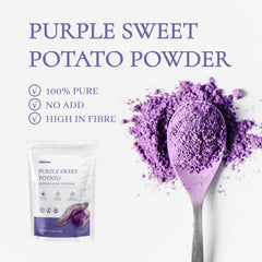 Close-up of ORGFUN powder texture for seamless mixing in recipes