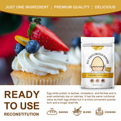 orgnisulmte egg white powder bake ideas for lighter desserts