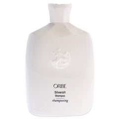 Oribe Silverati close-up shows rich lather for bright grey tones.