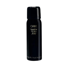 Oribe Superfine Hairspray bottle provides a light-to-medium hold with a sheer finish and UV protection.