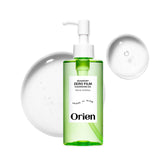 Orien Mugwort Zero Film Cleansing Oil bottle front for branding and product recognition.