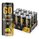 Origin Jocko Go bottle front view highlights a sugar-free iced tea lemonade formula for keto-friendly energy