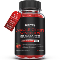 Orphic Nutrition ACV Gummies bottle for convenient digestive support and daily wellness