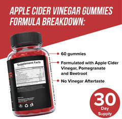 Orphic Nutrition ACV Gummies label highlights 1000mg per serving and two-gummy serving
