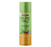 ORS Olive Oil Revitalizing Sheen Spray bottle delivers lightweight shine and moisture.