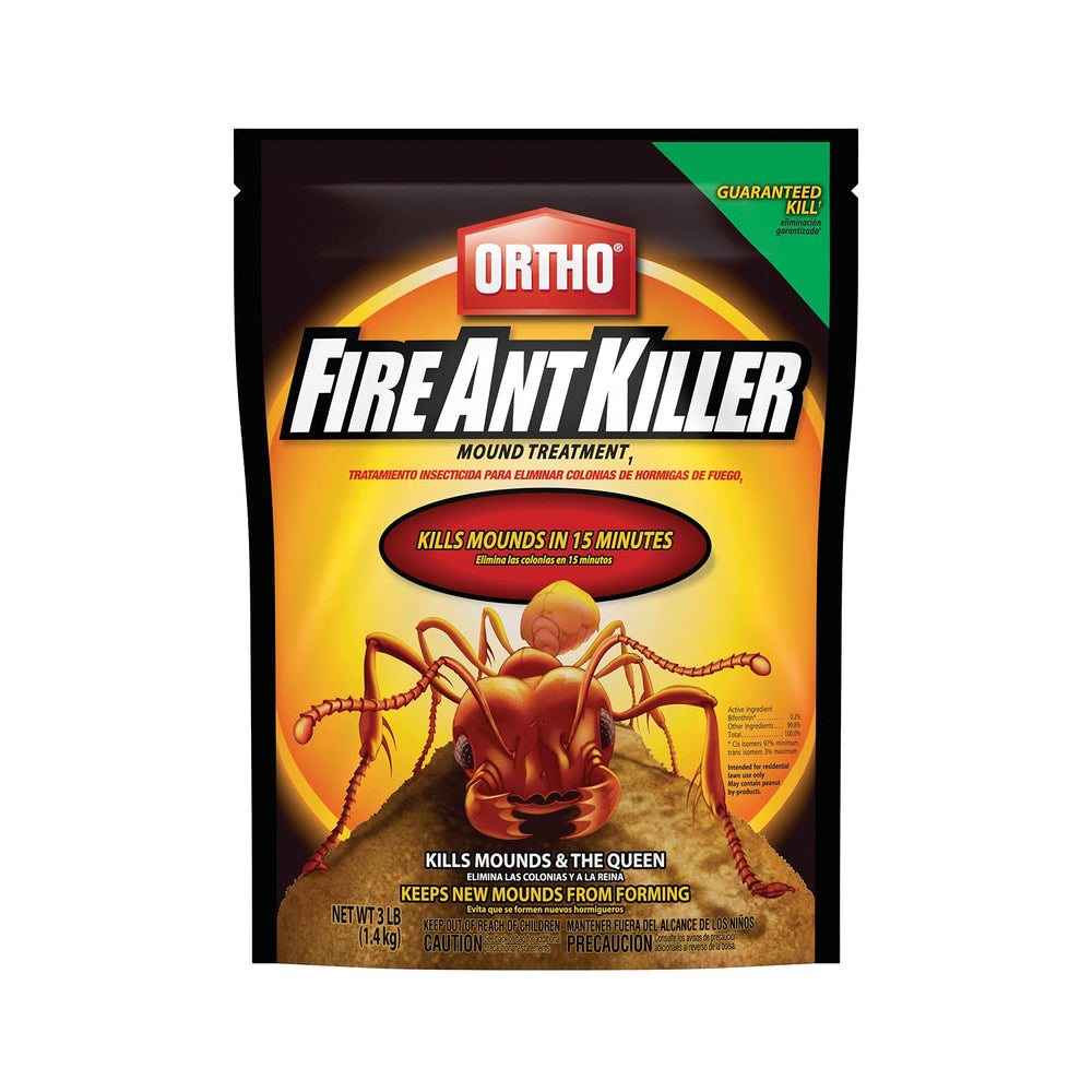 Ortho Fire Ant Killer Mound Treatment1 bag ready for outdoor lawn control.