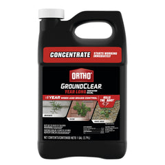 Ortho GroundClear Year Long bottle ready for mixing on hard surfaces
