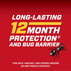 Ortho Home Defense indoors in kitchens and baths for quick pest control.