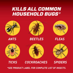 Ortho Home Defense targets ants, roaches and spiders for lasting control.