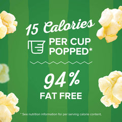 Orville Redenbacher's SmartPop Butter close-up, light fluffy texture and satisfying crunch