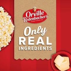 Close-up of melted butter on Orville Redenbacher’s popcorn