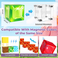 ORZbb magnetic blocks mine theme blocks encourage STEM exploration and problem solving.