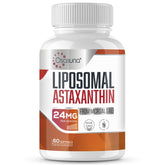 Osasuna liposomal astaxanthin bottle highlighting maximum absorption.