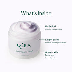 Dream Night Cream texture spreads evenly for quick absorption.