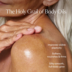 Bottle displays rich seaweed-based hydration for a healthy glow.