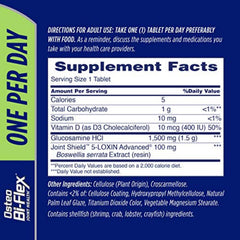 Osteo Bi-Flex 130-count tablets on shelf indicating long-term bone health and immune support