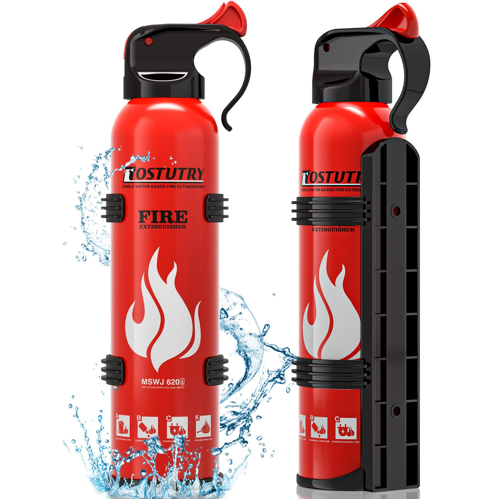 Ostutry 8-in-1 extinguisher mounted at home for quick access