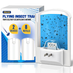OSVDO 2Pack trap with UV LEDs attracting indoor pests