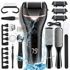 OTAZWA electric foot callus remover with roller heads for smoother feet at home