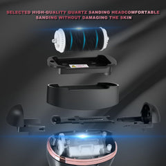 OTAZWA USB rechargeable foot file for cordless convenience