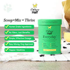 Other Half Everyday bacon pumpkin meal topper to enhance flavor and nutrition.