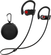 Otium Bluetooth Earbuds charging case highlights portable power and easy storage.