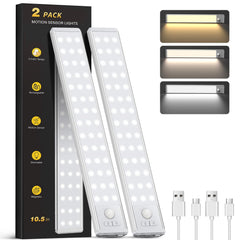 OTWKAY 10.5-inch under-cabinet light with slim design for easy mounting.