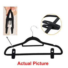 otylzto velvet hanger clips demonstrate reusable clips for scarves and skirts