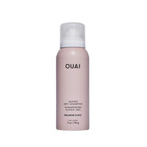OUAI super travel dry shampoo can close-up, ideal for on-the-go refresh.