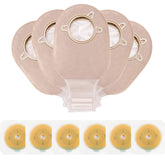 OUCHAN Carbou ostomy pouch with closure for secure, drainable wear