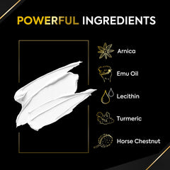 Oudetas Numbing Cream texture demonstrating light, fast-absorbing formula.