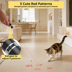 OUMSIS UMSIS cat toy offers seven patterns to engage pets