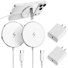 Ouotoo 15W MagSafe charger pad with strong magnet for precise iPhone charging
