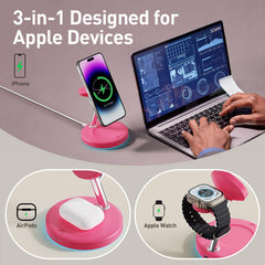 Ouotoo iPhone charging angle at 360 degrees for hands-free viewing.