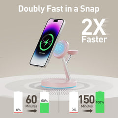 Ouotoo MagSafe stand aligns iPhone for fast, reliable wireless charging